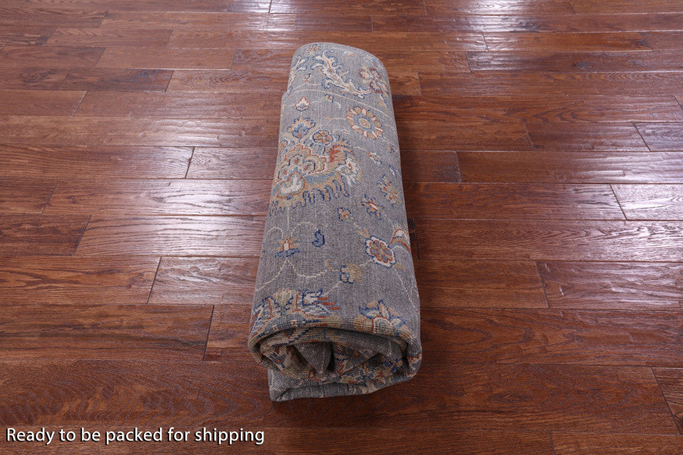 5' 10" X 8' 8" Turkish Oushak Hand-Knotted Wool Rug - Q12823