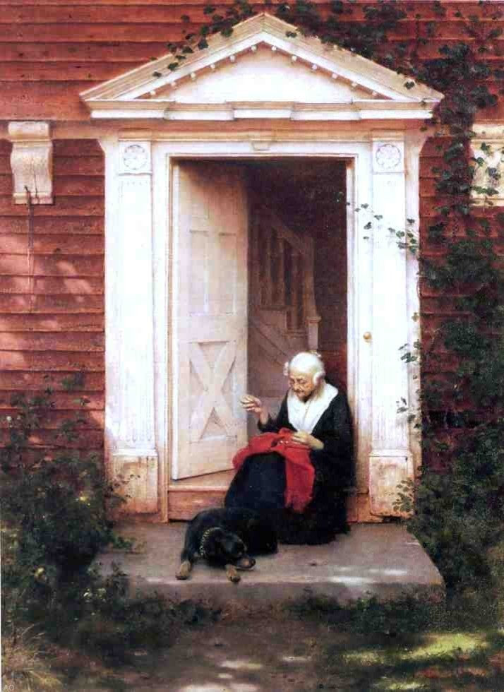 Seymour Joseph Guy A Woman's Work is Never Done Wall Decal