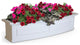 Mayne Nantucket 4ft Weatherproof Traditional Plastic Window Box in White