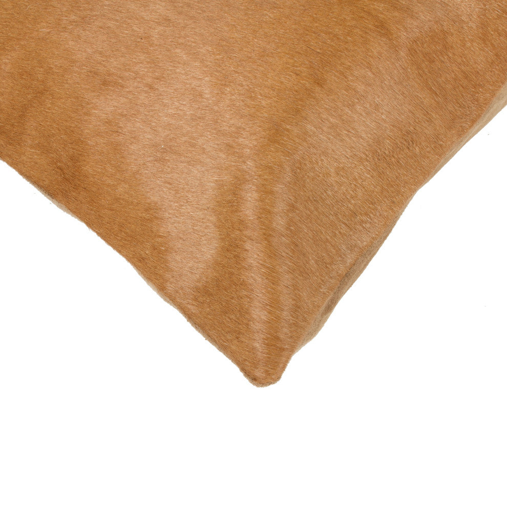 12"x20" Torino Cowhide Pillows, Set of 2, Tan