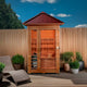 Bristow 2 Person Outdoor Traditional Sauna, Electric4.5kw Harvia Heater