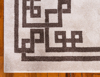 Unique Loom Beige Athens Geometric 3'x5' Area Rug