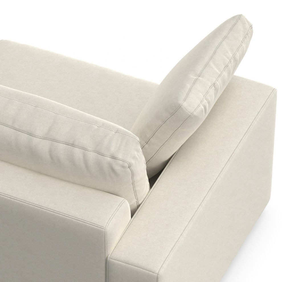 Charlie Right-Facing Sectional in Tightly Woven Performance Fabric