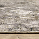 Noble Geometric Abstract Grey/ Ivory Indoor Area Rug, Grey, 5'3"x7'6"