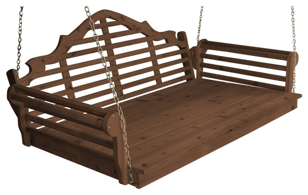 Pine Marlboro Swingbed, Mushroom Stain, 5 Foot