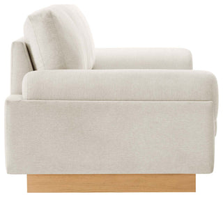 Oasis Upholstered Fabric Sofa - Ivory