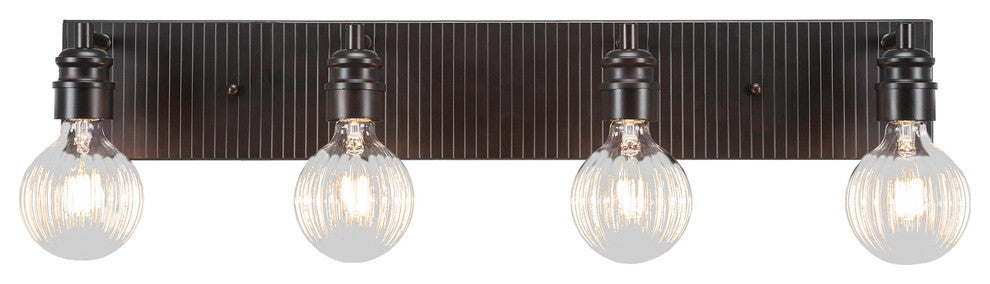 Edge 4-Light Bath Bar, Espresso
