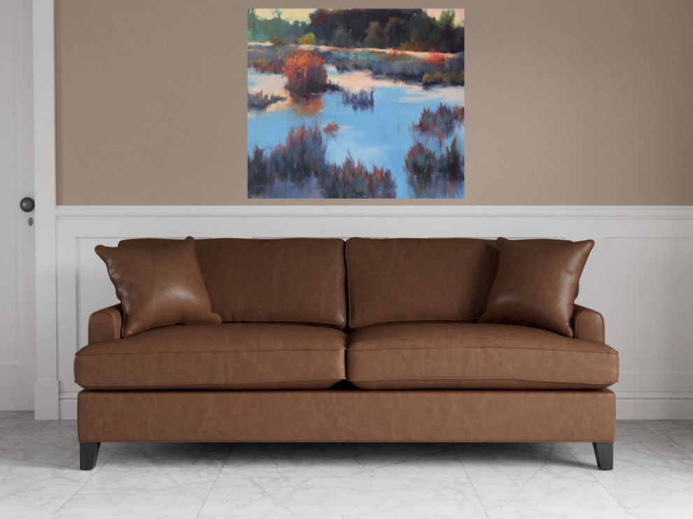 Watercolor Pond Landscape 2 Giclee Wrap Canvas Wall Art