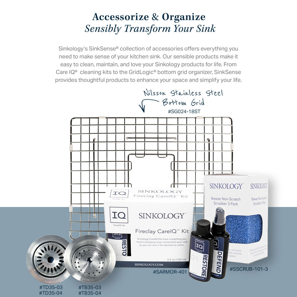 Eden Matte Black Fireclay 23" Single Bowl Undermount Kitchen Sink