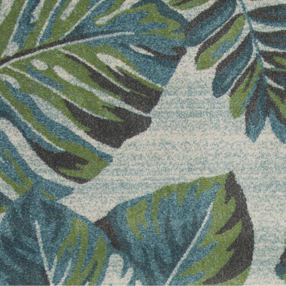 KAS Stella 6253 Teal/Green Nassau Area Rug, 3'3"x4'11"