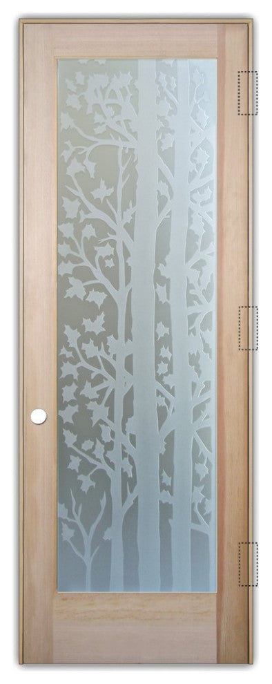 Interior Prehung Door or Interior Slab Door - Forest Trees - Douglas Fir...