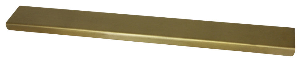 RCH Modern Stainless Steel Finger Edge Pull, Various Finishes (10 Pack), Brushed