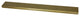 RCH Modern Stainless Steel Finger Edge Pull, Various Finishes (10 Pack), Brushed