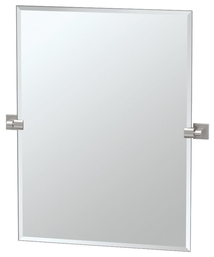 Gatco Elevate 5-Piece Bathroom Accessory Kit With Mirror, Satin Nickel