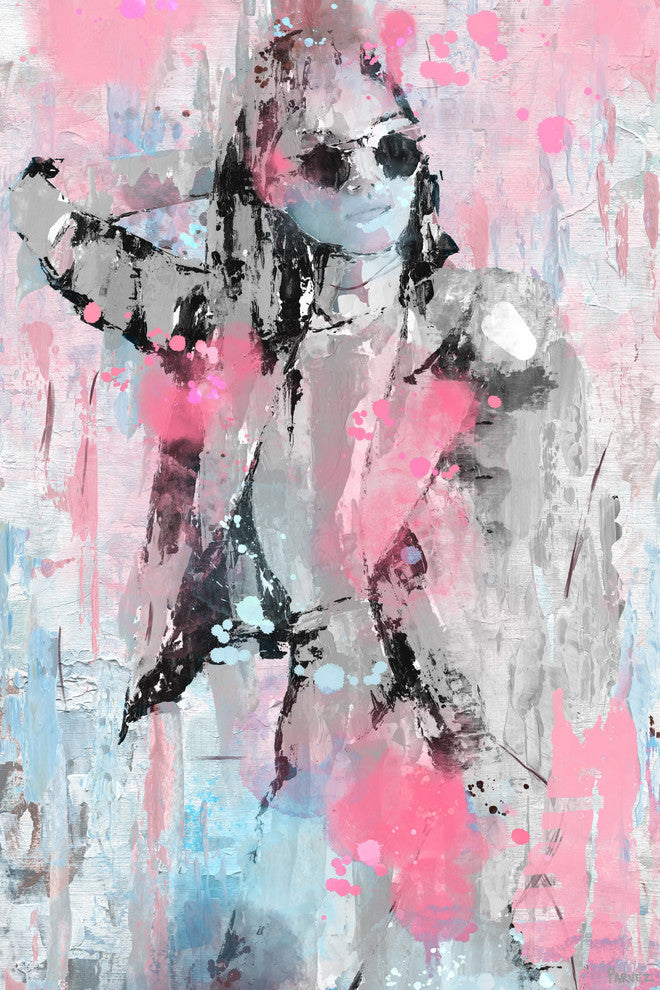 "Urban Style Fashion" Painting Print on Wrapped Canvas, 24"x36"