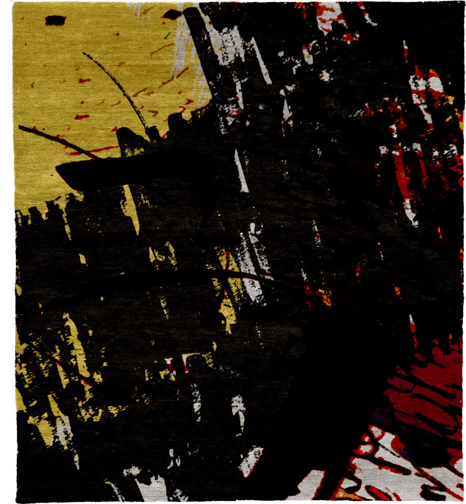 Multiplicity Wool Hand Knotted Tibetan Rug, 10'x14'