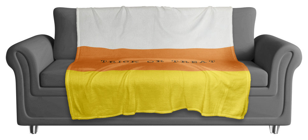Candy Corn Treat 50x60 Throw Blanket