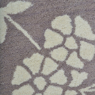 HAND TUFTED WOOL ECO-FRIENDLY AREA RUGS - Square,Beige White,Floral
