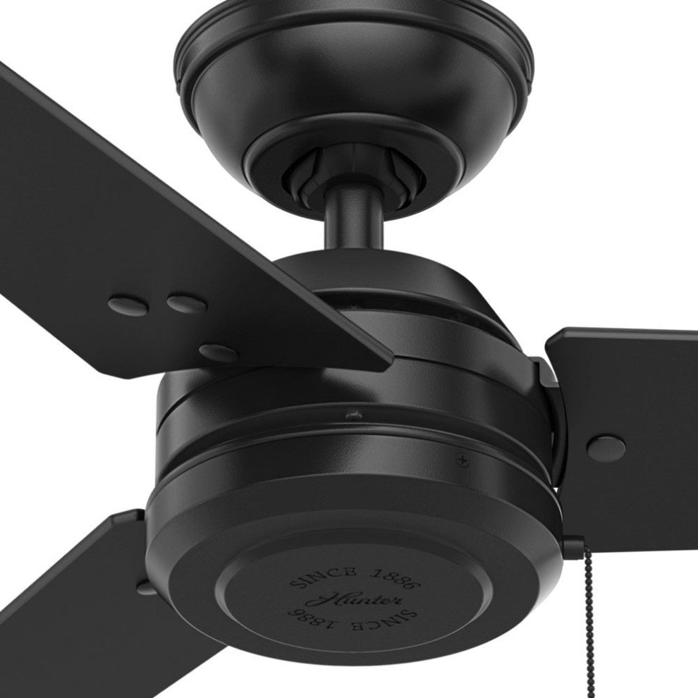 Hunter Fan Company 52" Cassius Matte Black Ceiling Fan