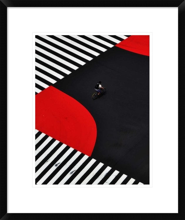 "Along A Road" Framed Digital Print by Keisuke Ikeda, 20"x24"