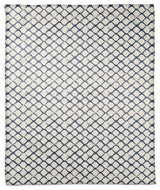 Fishnet Navy 50x60 Throw Blanket