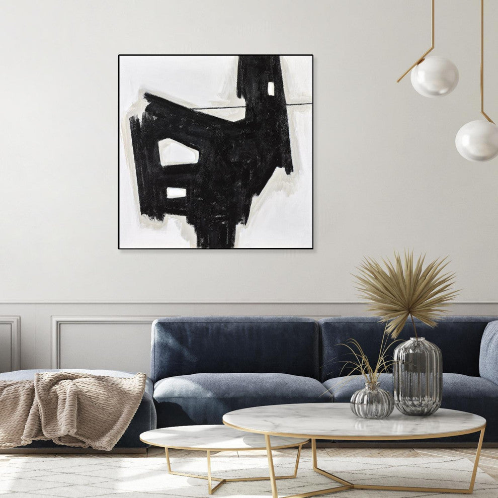 "LUPO" Framed Canvas by Giant Art 30"x30"