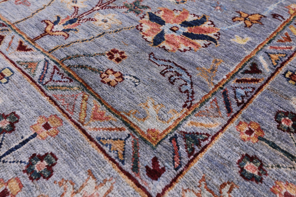 5' 8" X 7' 11" Hand Knotted Persian Tabriz Wool Rug Q10122