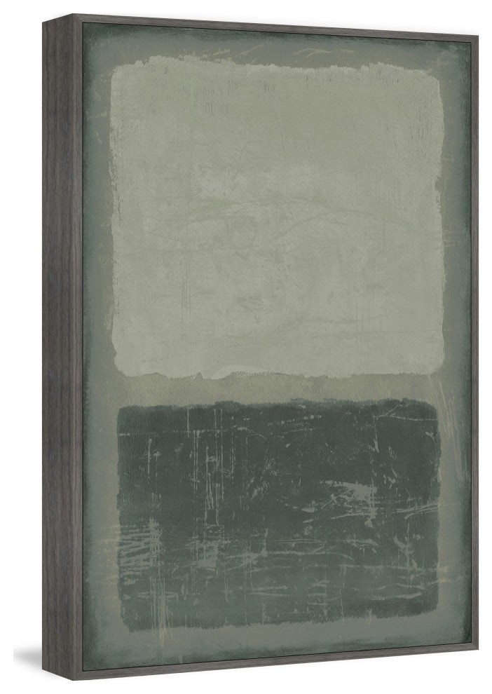 "Racial Tension" Floater Framed Painting Print on Canvas, 40x60