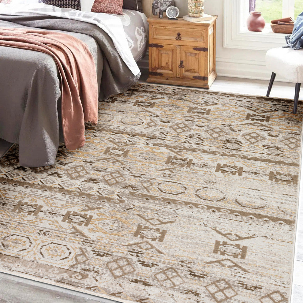 Izmir IZ3 Flax 7'10" x 10' Rug