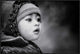 "The Kid From Sarangkot" Framed Canvas Giclee by Piet Flour, 37x25"