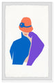 "Retro Bucket Hat" Framed Painting Print, 24x36
