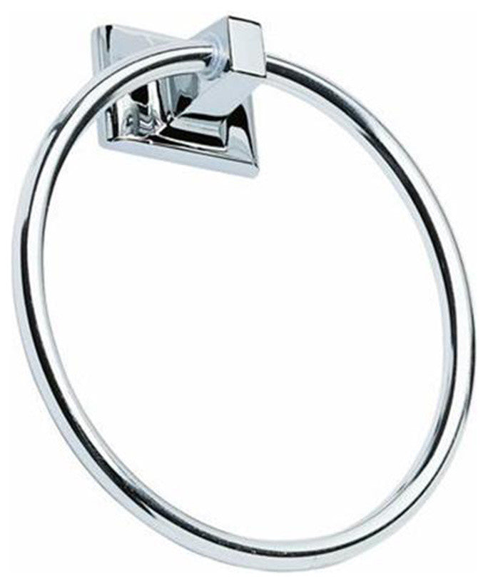 Pamex Campbell Sunset Towel Ring, Chrome