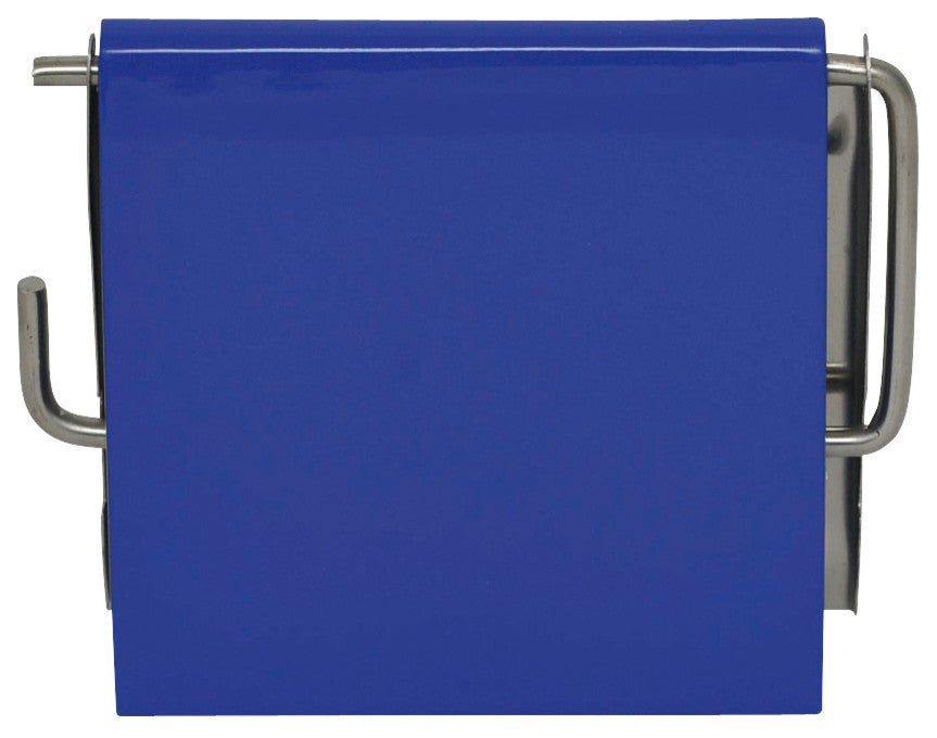 Wall Mounted Toilet Paper Holder Tissue One Roll Dispenser Finish: Navy Blue