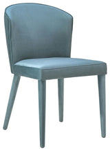 TOV Furniture Metropolitan Sea Blue Velvet Chair