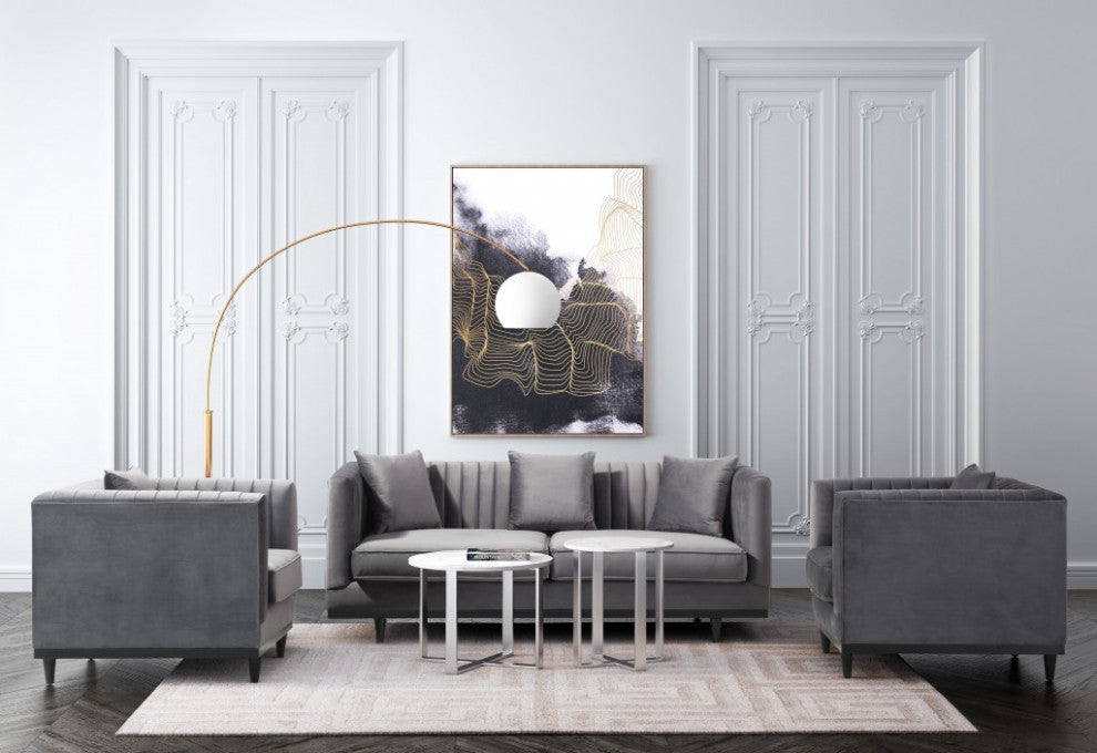 Black and Gold Soul Search Wall Art