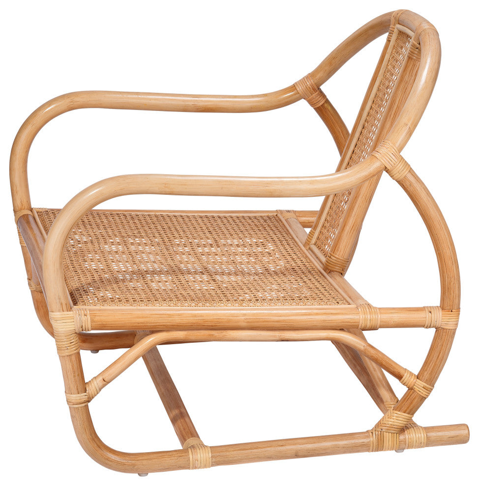 Jamie Young Orchid Rattan Lounge Chair