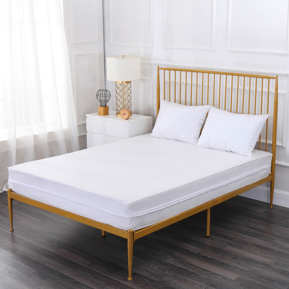 Permafresh Antibacterial and Water Resistant Mattress Protector, Twin
