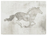Studio Mousseau 'Mustang Study Neutral' Canvas Art, 47"x35"