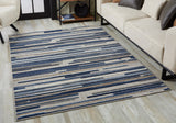 Calla Denni Indoor/Outdoor Rug, Blue, 5'3 X 7'
