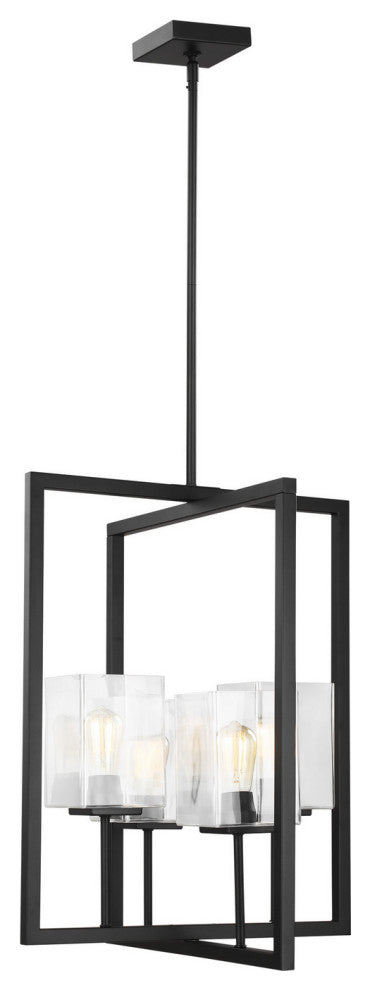 Mitte 4-Light Hall / Foyer, Midnight Black