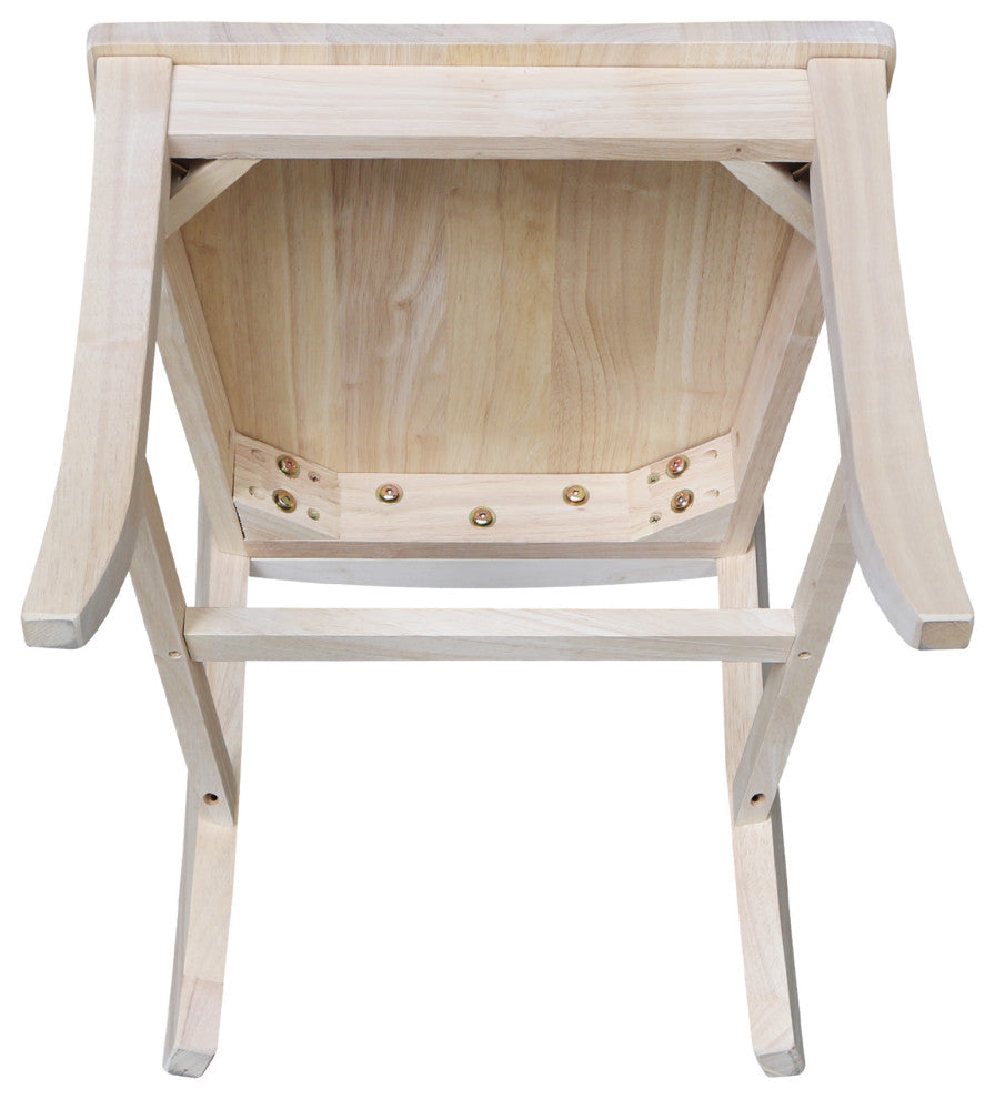 Amanda Chairs, Set of 2, Unfinished