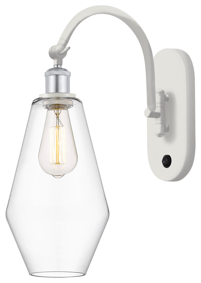 Innovations 518-1W-WPC-G652-7-LED 1-Light Sconce, White and Polished Chrome