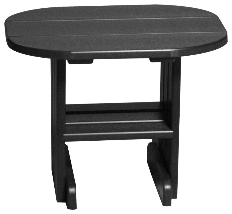 Poly End Table, Black