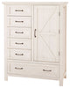 Westfield Wood Chifforobe, Brushed White