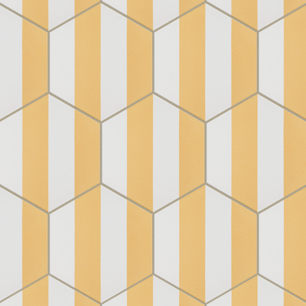 Porto Capri Hex Porcelain Floor and Wall Tile Sample