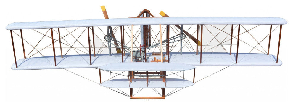 c1903 Wright Brothers 8' Cedar Wood Replica Plane Model