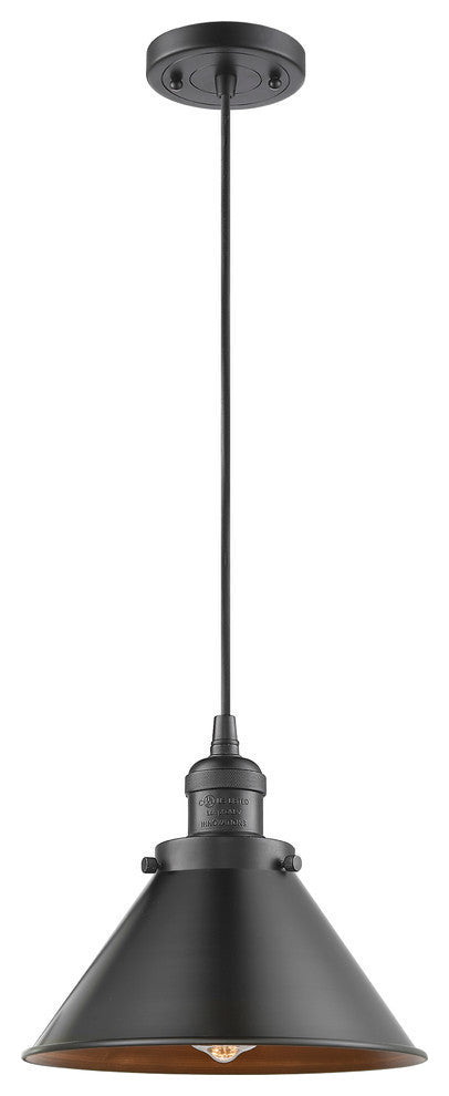 Briarcliff 1-Light LED Mini Pendant, Oil Rubbed Bronze