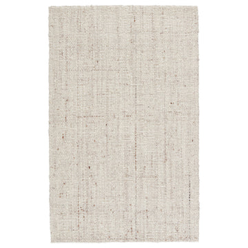 Jaipur Living Season Handmade Solid Area Rug, Cream/Tan, 5''x8''
