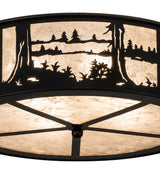 22 Wide Quiet Pond Flushmount