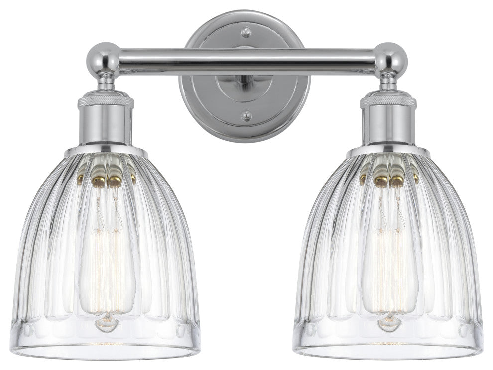 Innovations 616-2W-PC-G442 2 Light 14.75" Bath Vanity Light, Polished Chrome